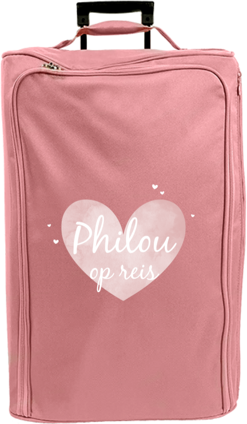 Reistrolley XL met naam en hart