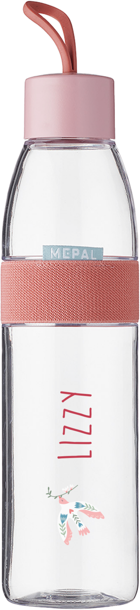 Mepal waterfles Ellipse met naam en vogel
