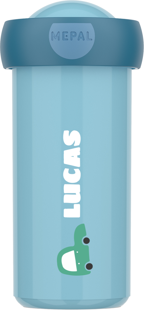 Mepal drinkbeker Campus met naam en auto