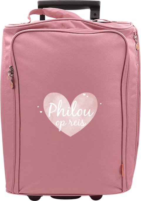 Reistrolley met naam en hart