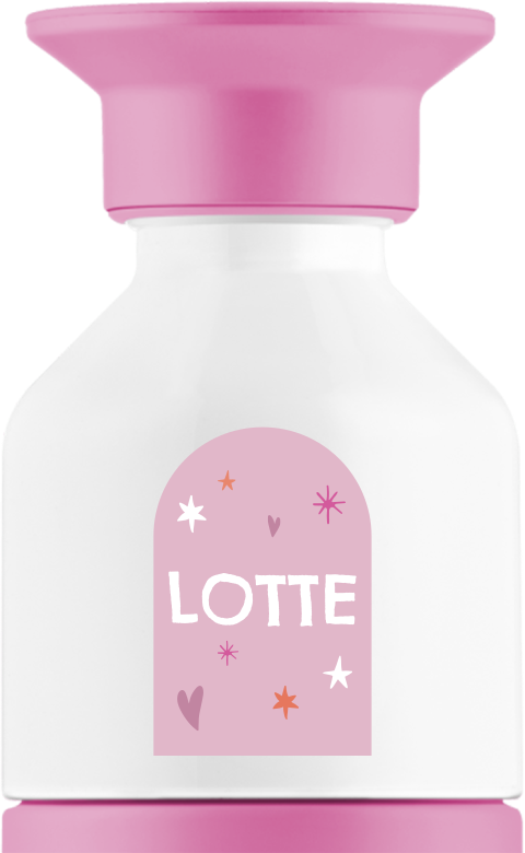Dopper Thermosfles met sterretjes en naam
