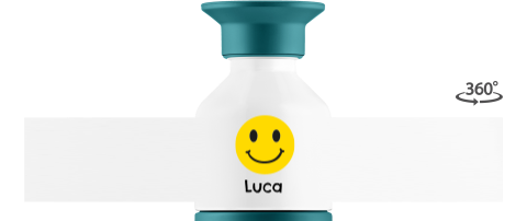 Dopper insulated met naam en smiley