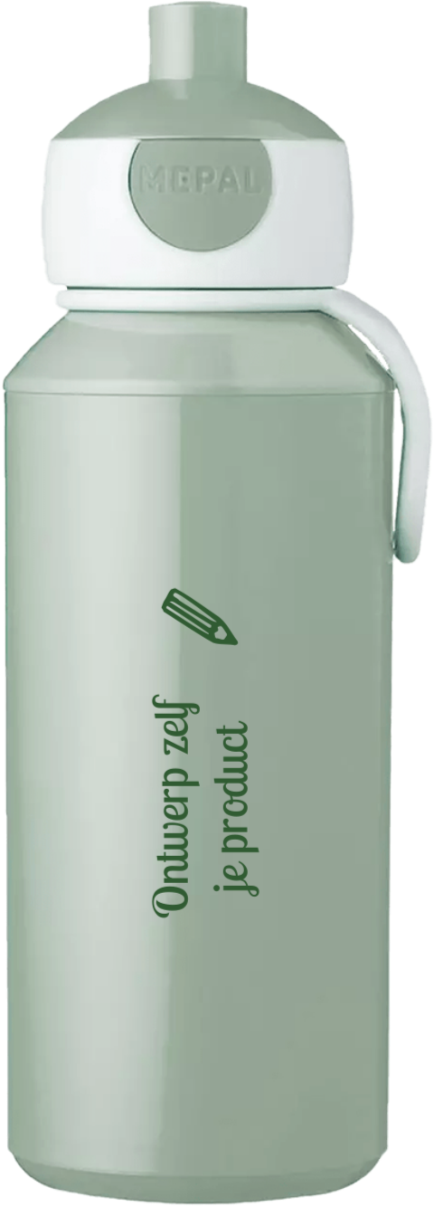 Mepal pop-up drinkfles Campus lichtgroen zelf maken