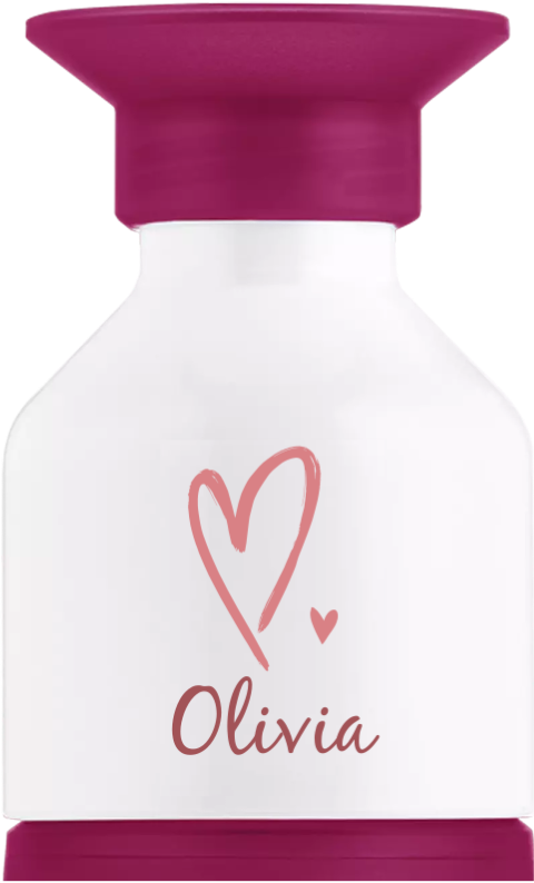 Dopper drinkfles met naam en hartjes