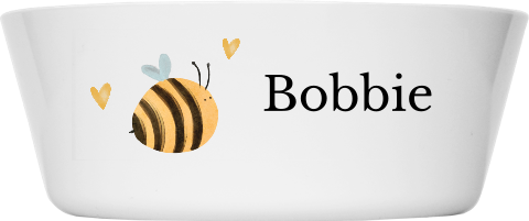 Kinderkommetje gepersonaliseerd met bijtje