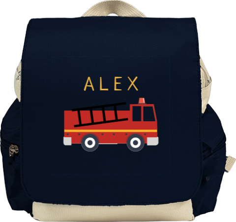 Rugtas adventure met brandweerauto