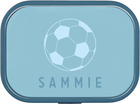 Mepal broodtrommel Campus met naam en voetbal