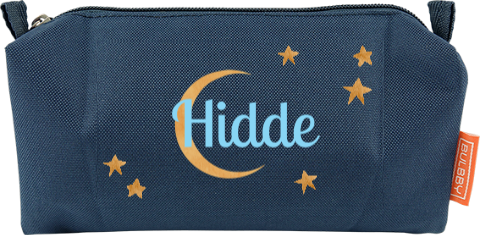 Etui met maan en sterren en naam