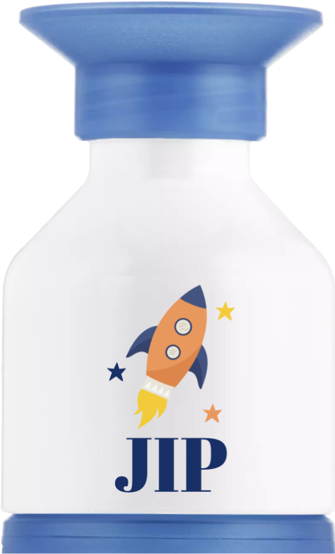 Dopper drinkfles met raket en naam