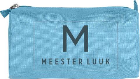 Etui met initiaal voor Meester