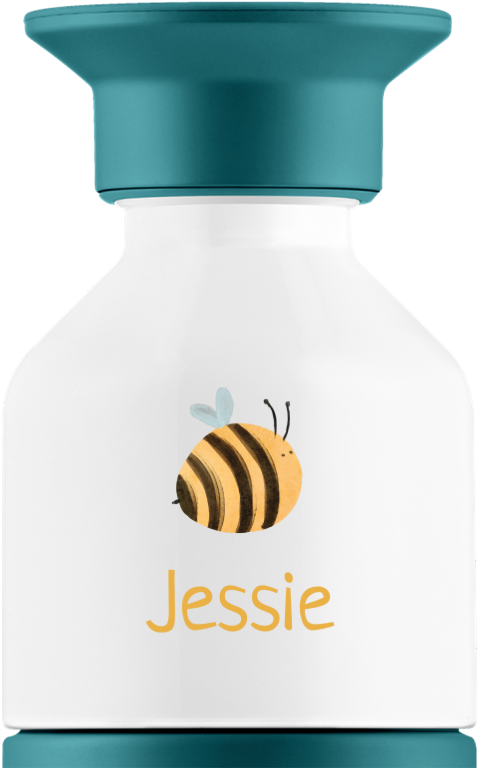 Dopper Thermosfles met illustratie van bijtje en naam