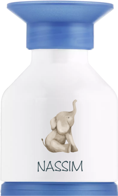Dopper drinkfles met naam en zittend olifantje