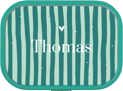 Mepal lunchbox Campus met strepen en naam