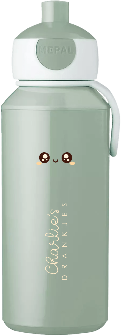 Mepal pop-up drinkfles Campus met kawaii-gezicht