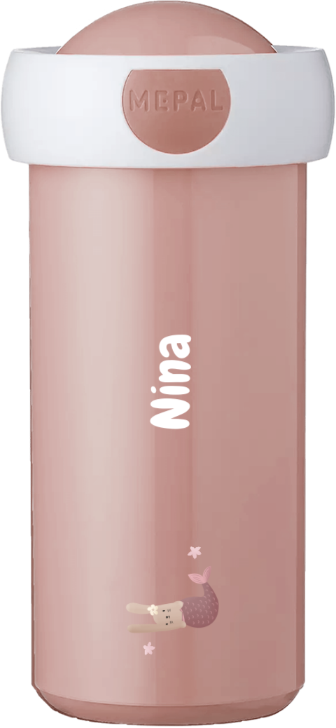 Mepal Campus drinkbeker met naam en zeemeermin