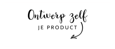 Naamsticker medium met eigen design - 20 per vel