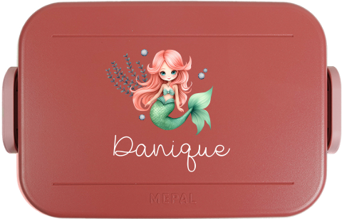 Mepal lunchbox To Go met zeemeermin en naam
