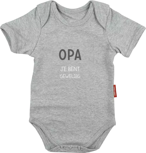 Rompertje met tekst "Je bent geweldig"