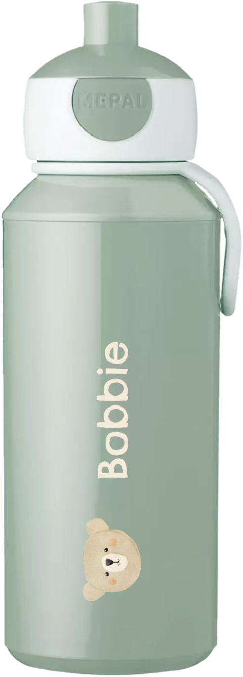 Mepal pop-up drinkfles Campus met naam en beer