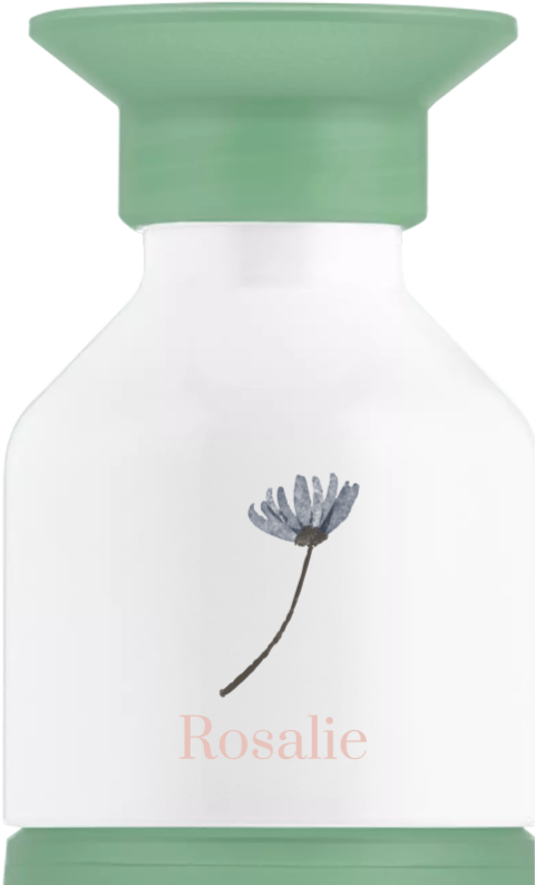 Dopper drinkfles met naam en bloemetje