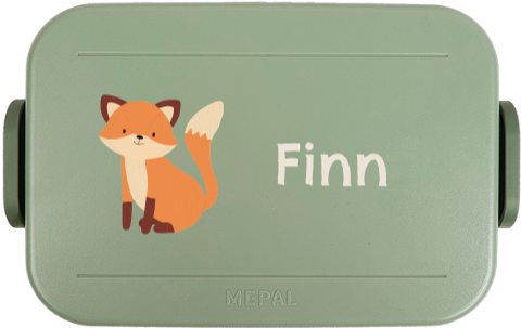 Mepal lunchbox To Go met naam en vosje
