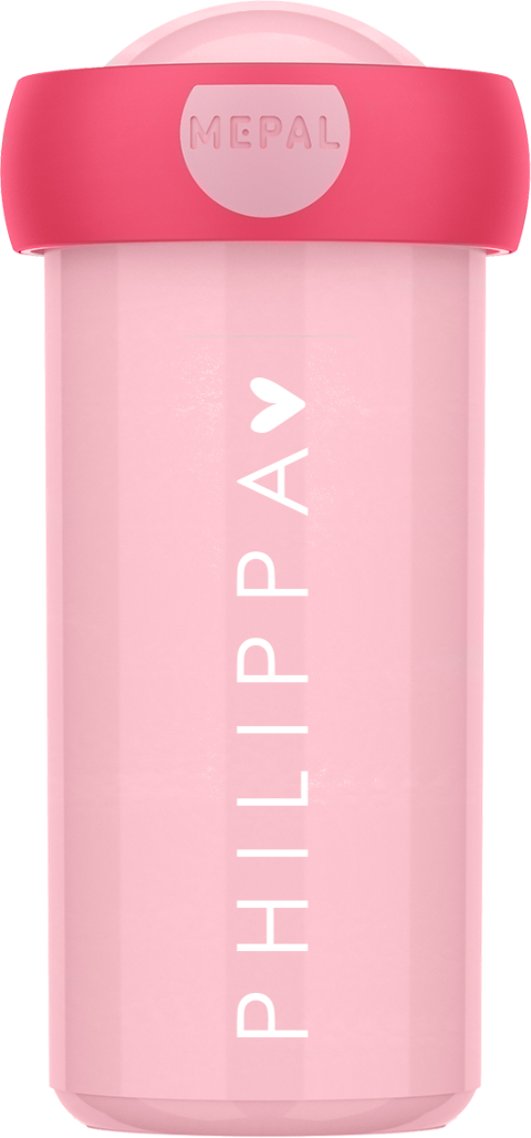 Mepal Campus schoolbeker met hartje en initiaal