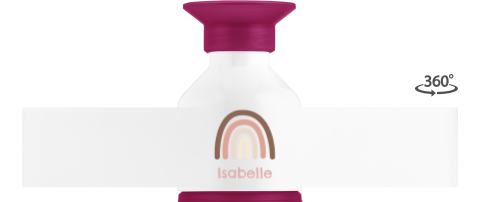 Dopper drinkfles met regenboog