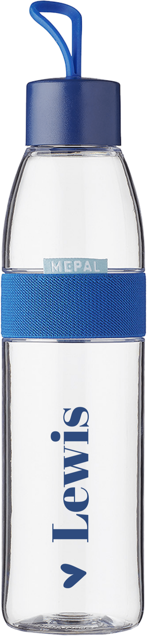 Mepal Ellipse waterfles met hartje en naam
