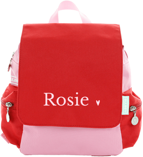 Rugzak Adventure met naam en hartje