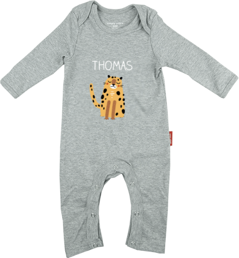 Stoer boxpakje met panter en naam