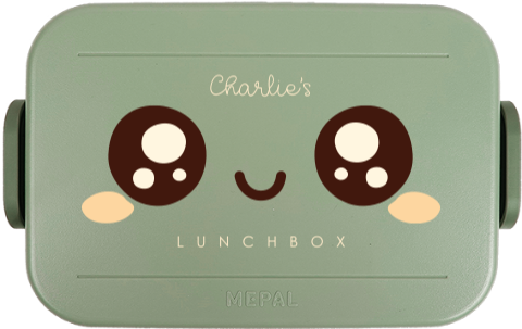 Mepal lunchbox to go met kawaii-gezicht