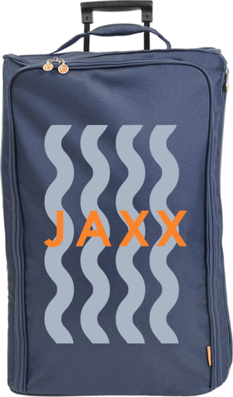 Reistrolley XL met naam en golven