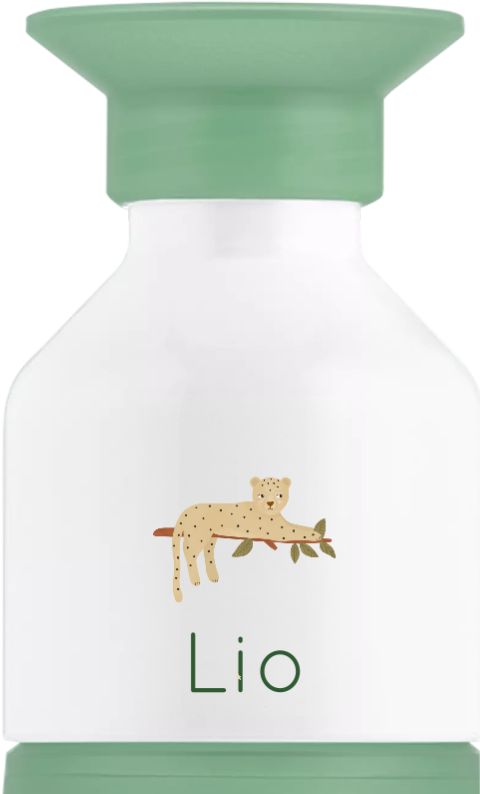 Dopper drinkfles met naam en panter