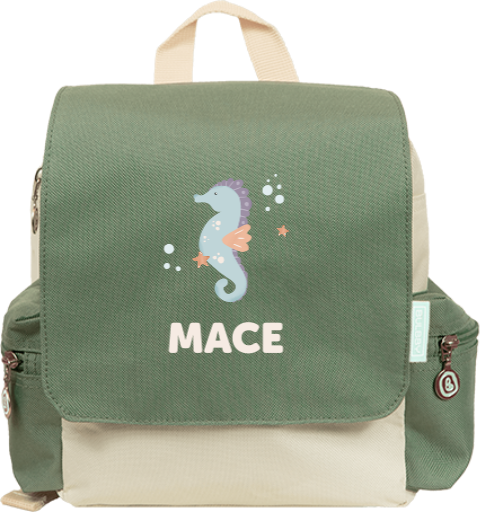 Rugzak Adventure met naam en zeedieren