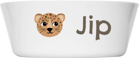 kinderkommetje met pantertje en naam
