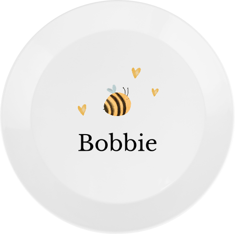 Kinderbordje met een bijtje en naam