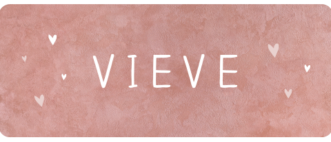 Naamsticker medium met roze velvet-look en hartjes - 20 per vel