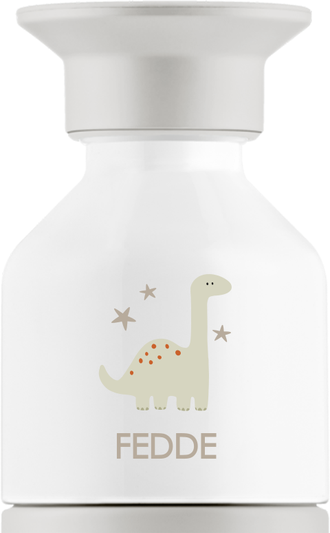 Dopper Thermosfles met dino, sterretjes en naam