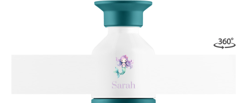 Dopper Thermosfles met zeemeermin en naam