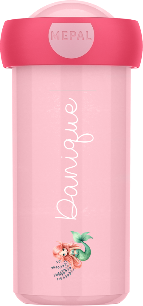 Mepal Campus schoolbeker met zeemeermin en naam