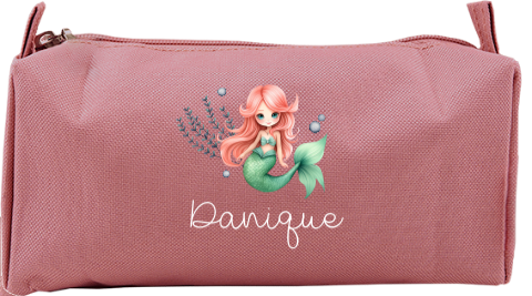 Etui met zeemeermin en naam