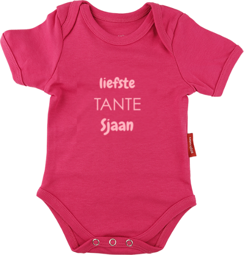 Rompertje met tekst voor liefste tante