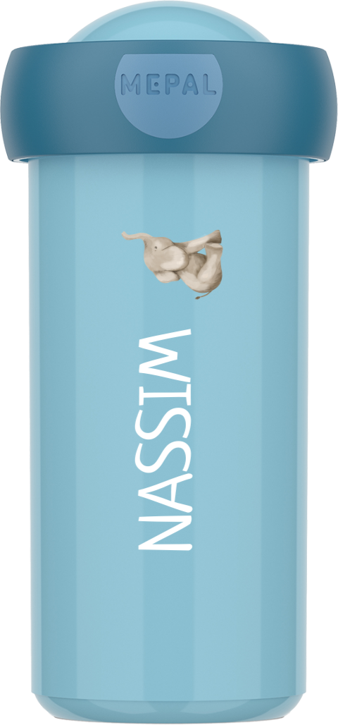 Mepal schoolbeker Campus met naam en olifant