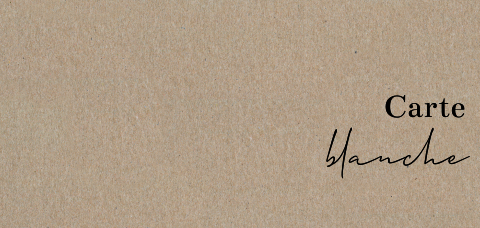 Faire-part de mariage double panorama en papier kraft