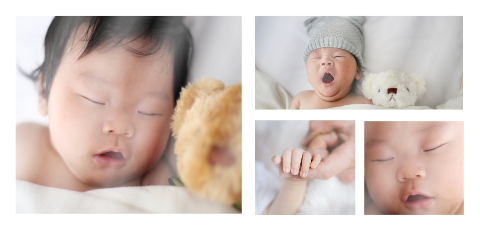 Faire-part de naissance à créer soi-même avec un photo collage