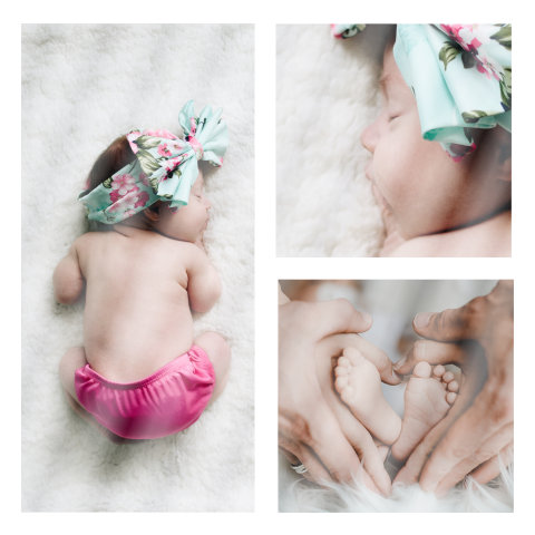 Créez votre propre faire-part de naissance avec trois photos