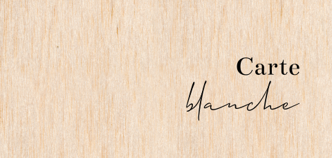 Faire-part baptême sur bois, format paysage XL