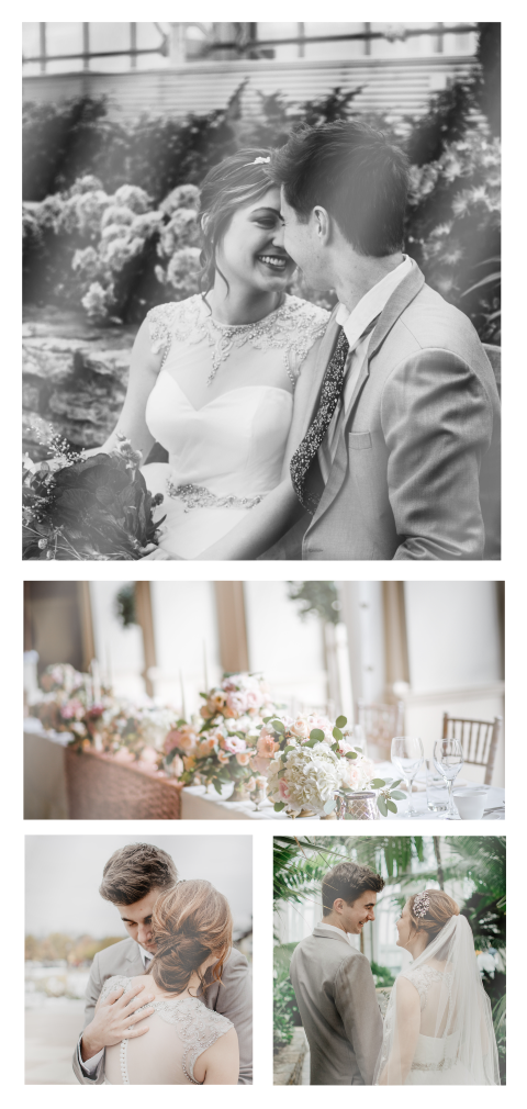 Faire-part de mariage en format portrait XL avec photos