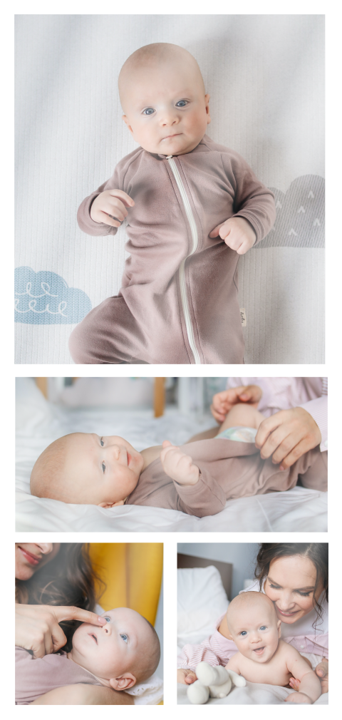 Créez votre propre carte de naissance avec quatre photos