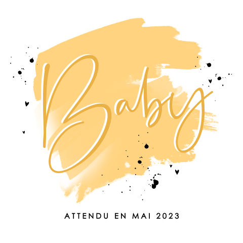 Annonce de grossesse moderne